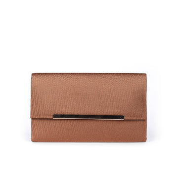 VYBE - Envelope Clutch Bag - Brown
